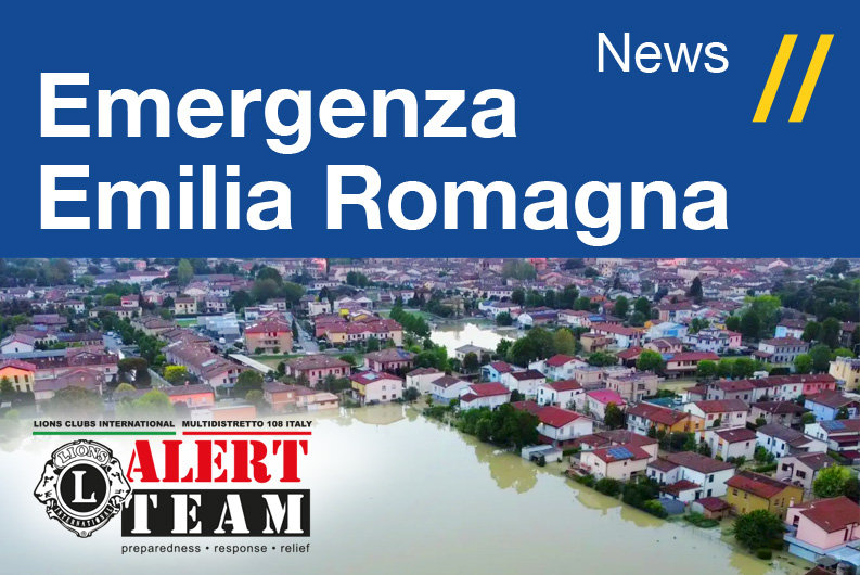 I Lions per l'emergenza alluvione Emilia Romagna
