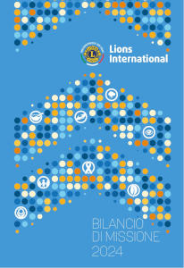Bilancio di missione Lions Italia 2024
